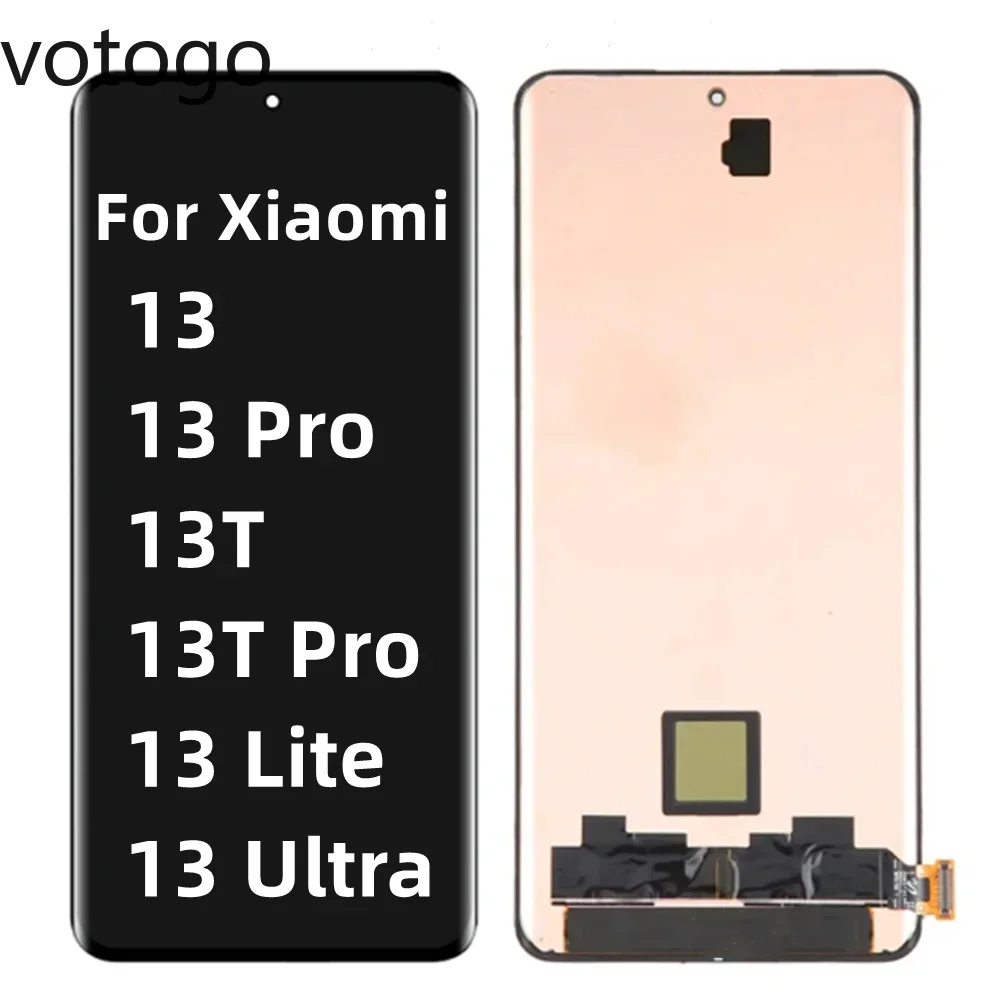 Display Lcd Originale/Tft Per Xiaomi 13 13T Pro Mi 13 Ultra Lite 5G Oled Schermo Lcd Touch Digitizer Assembly Sostituzione