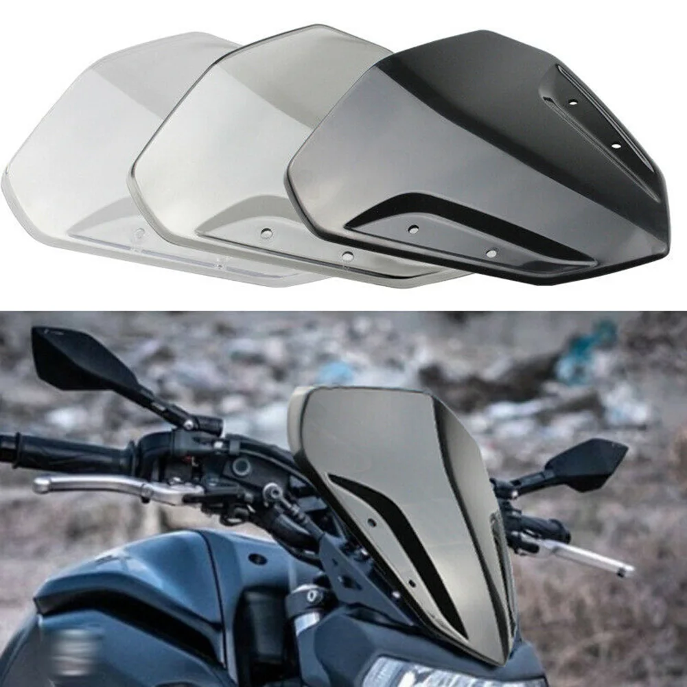 Motorcycle Windshield Deflectors Bike ABS Fairing Windscreen Air Flow