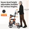 Aux 15kg walking aid Widening double spring shock absorbers, foldable/detachable pedals, assisting with walking 6