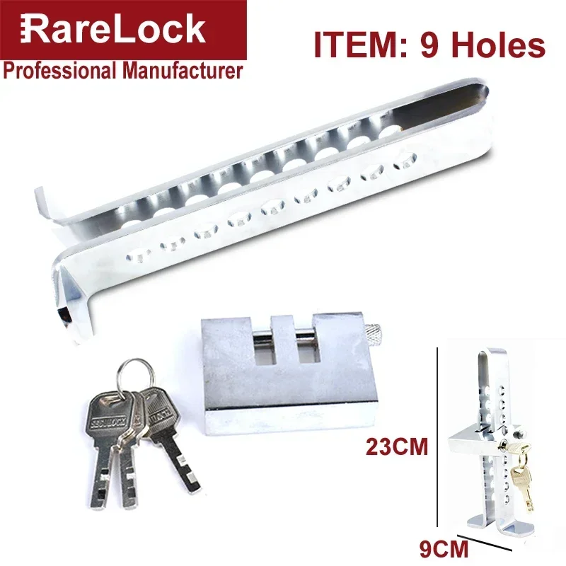 freios de carro bloqueio cadeado aco para caminhao anti roubo rv seguranca diy ferragem rarelock 05
