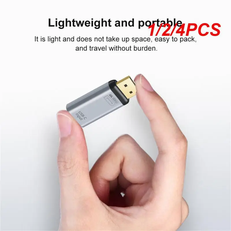Adattatore Di Tipo C 4K Da 1/2/4 Pezzi A Dp/Hdmi-Compatibile/Cavo Mini Dp Da Tipo C A Adattatore Thunderbolt 3 Per Telefono Laptop Tipo C