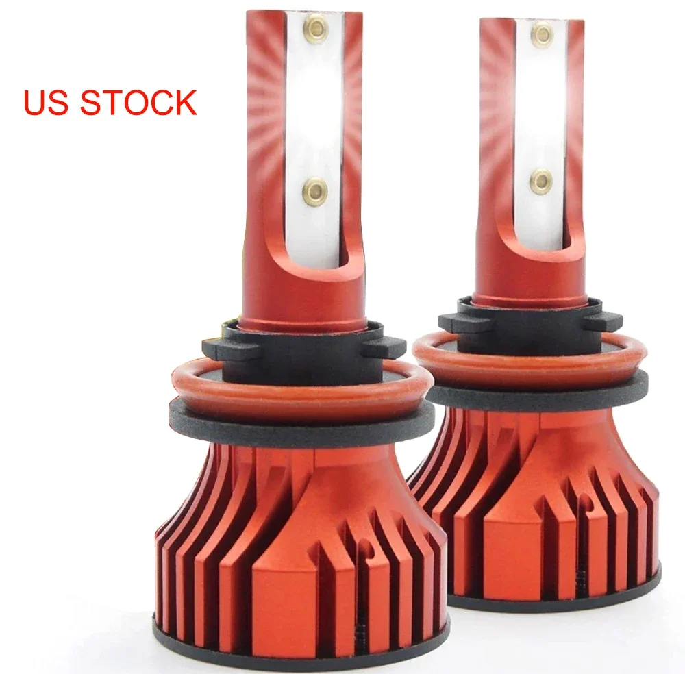 2PCS H4 H1 H8 H9 H10 H11 H3 9005 HB3 9006 HB4 9004 9007 H13 9012 LED Bulb Turbo Lamp for Car 6500K