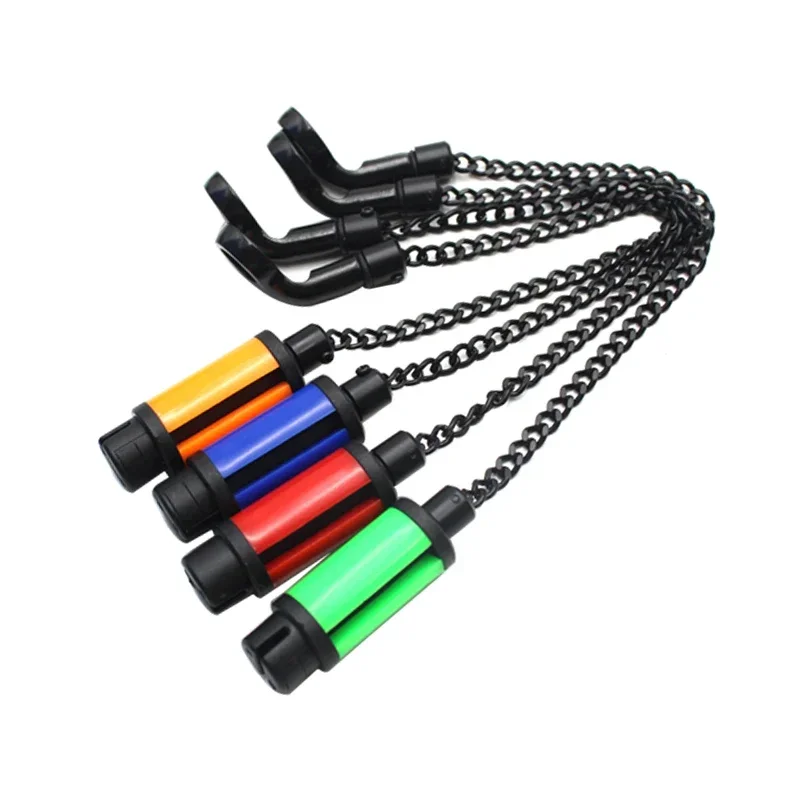 

1pc Carp Fishing Bobbins 4 Color Bite Alarm Fishing Metal Chain Tools For Fishing Rod Terminal Tackle Accessories Equipment