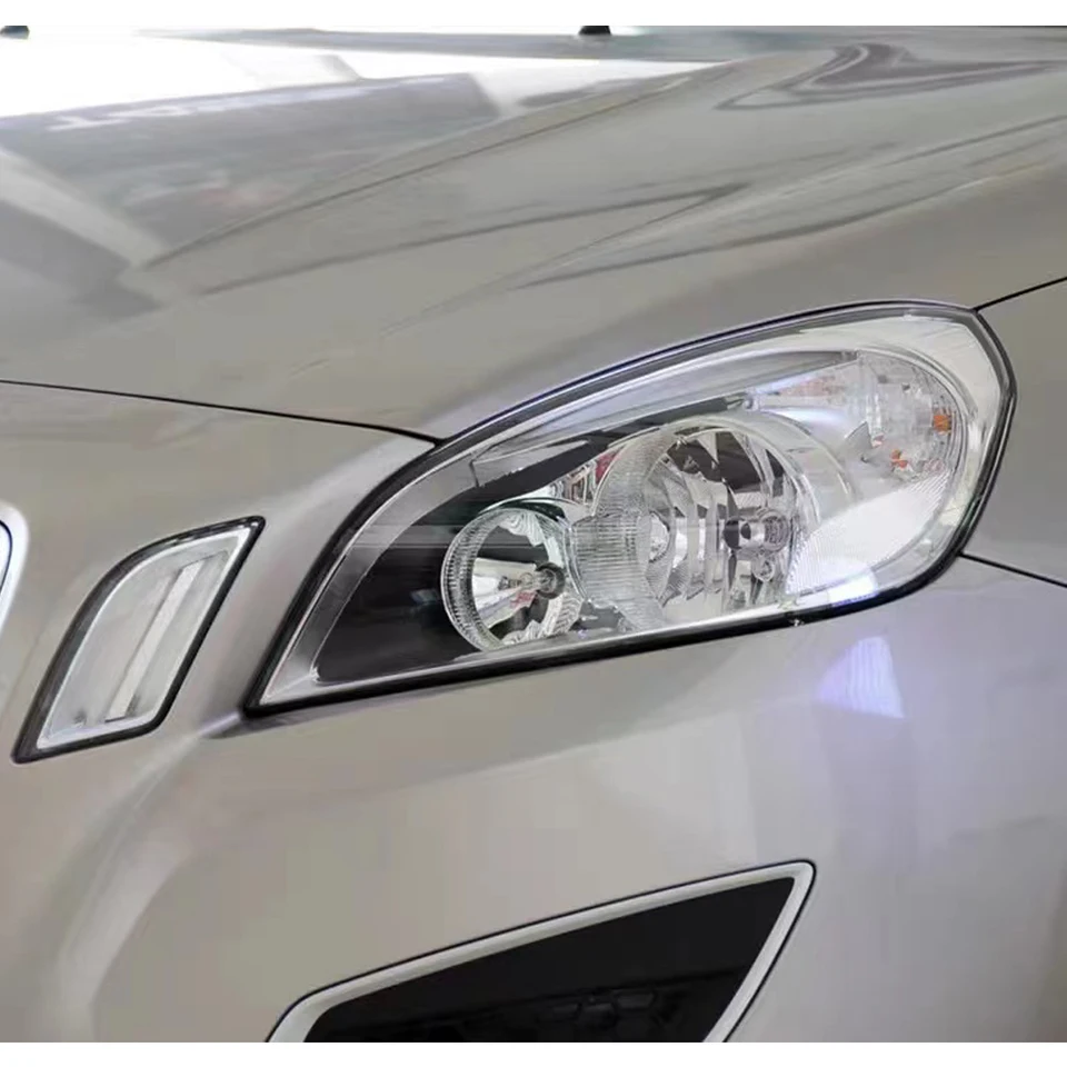 For Volvo S60 V60 2009-2013 Headlamp Lens Transparent Gass