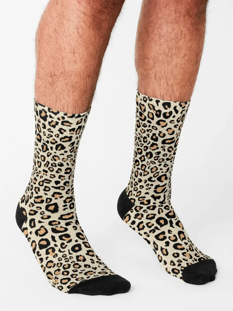 Calcetines de estampado de leopardo para hombre - AliExpress