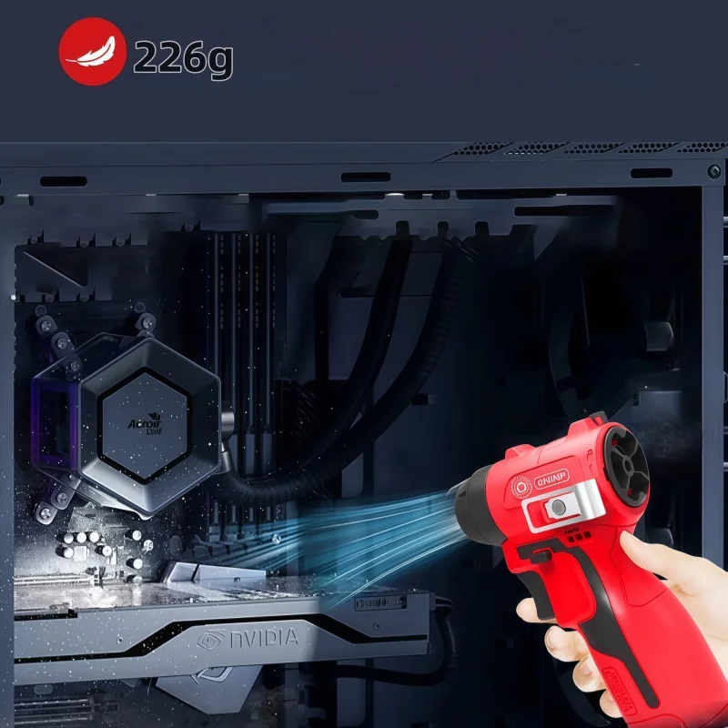무선 송풍기 190W 고속 130000rpm 2.4N 충전식 공기 송풍기 밀워키 12V 배터리 도구에 적합