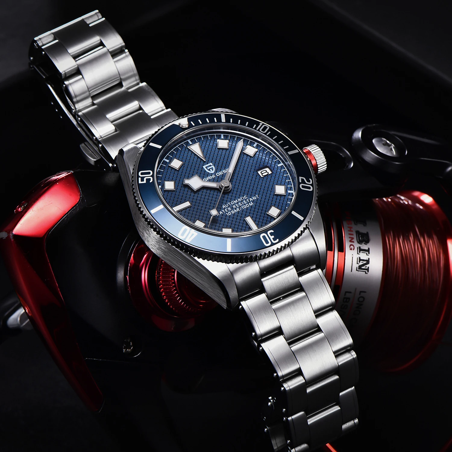 PAGANI DESIGN BB58 Retro Automatic Watch Men Mechanical Wristwatches Luxury Sport Stainless Steel Sapphire Glass Waterproof