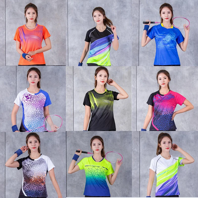 Badminton T-shirts Women Girls Golf Tennis Shirts Clothes T-shirt Table Tennis Kids Quick dry Running Sports t-shirts short sleeve t shirt long sleeve t shirt sports clothes