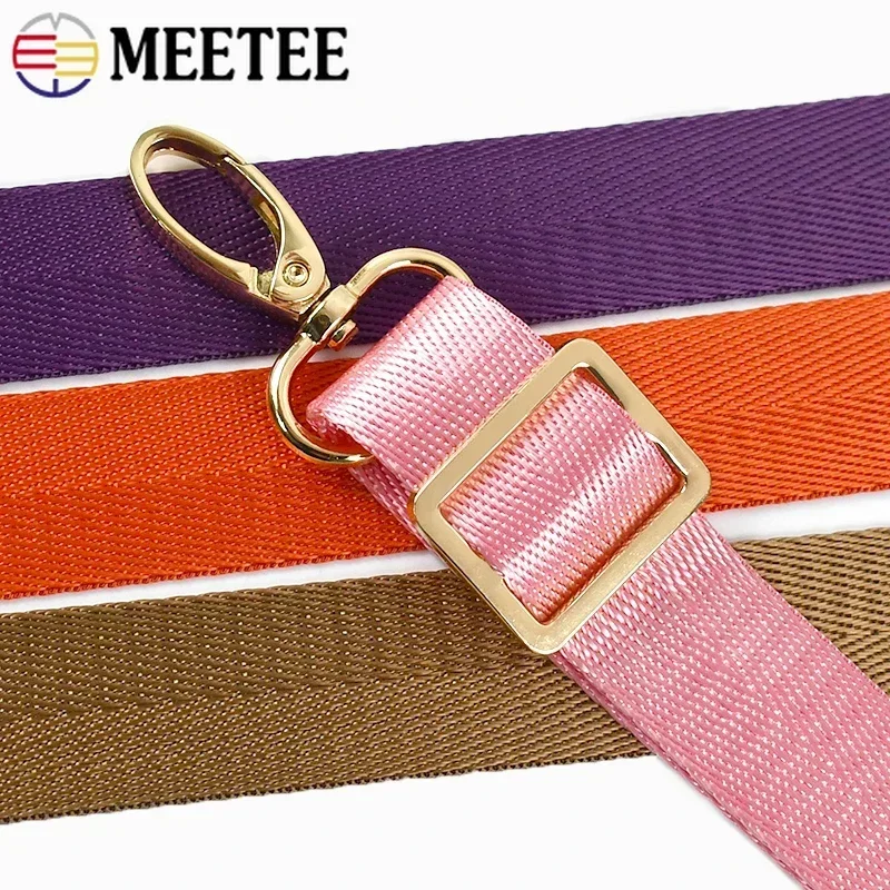 Colorful 25mm Nylon Webbing Strap - Versatile DIY Sewing and Craft Ribbon