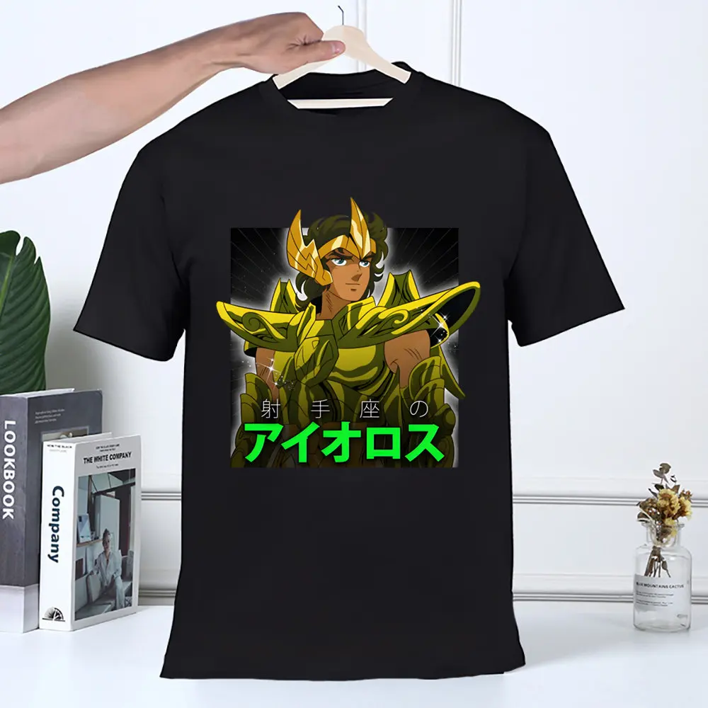 

Saint Seiya Manga Athena Knights of The Zodiac New Fashion Hip Hop T Shirt Men Women Harajuku T-Shirts Print Tees Tops