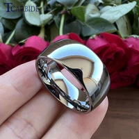 2/3/4/5/6/7/8/10MM Big Men Ring Women Tungsten Wedding Band Shiny Forever High Polished Classic Dailylife Gift Jewelry 2