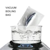 Retort Bag Plastic Bags Vacuum Heat Sealable Open Top Glossy Clear Transparent Flat Bottom Food Storage Pouches With Tear Notch 4