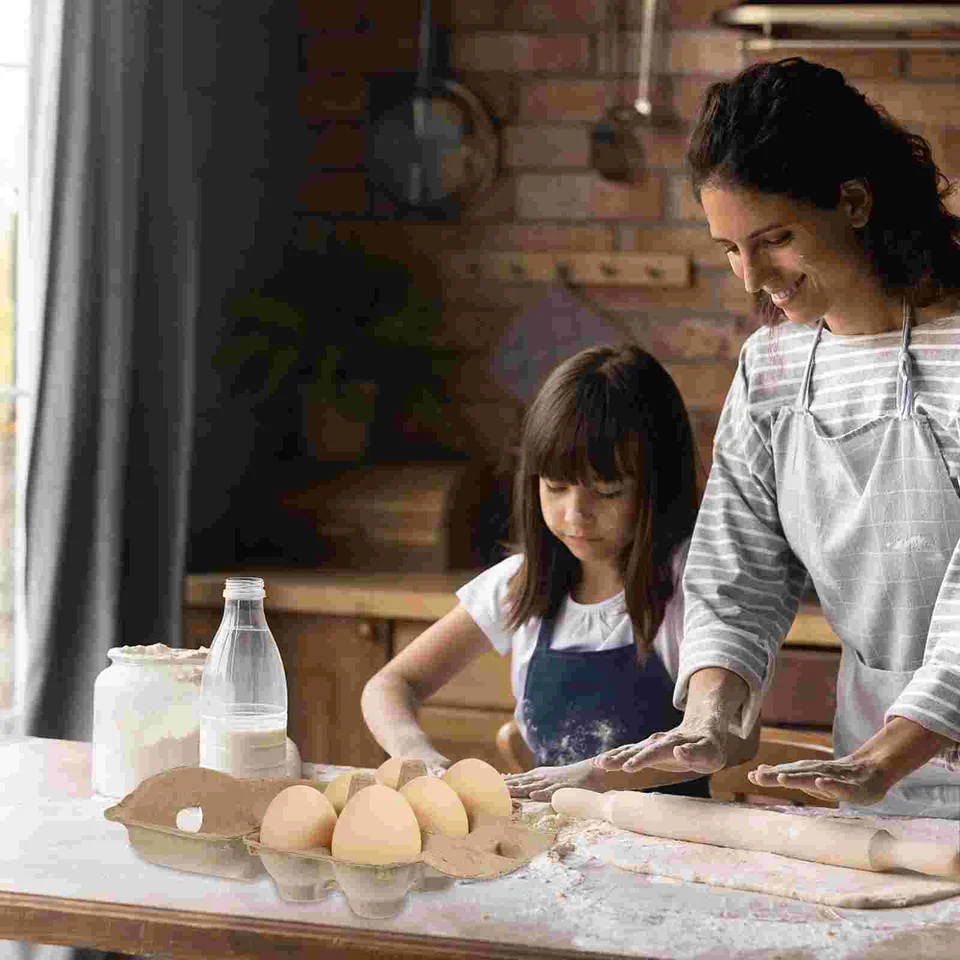 30 Scatole Per Uova A 6 Celle - Cartone 15x10x7 Cm, Con Coperchio, Per Trasporto - Foto 9