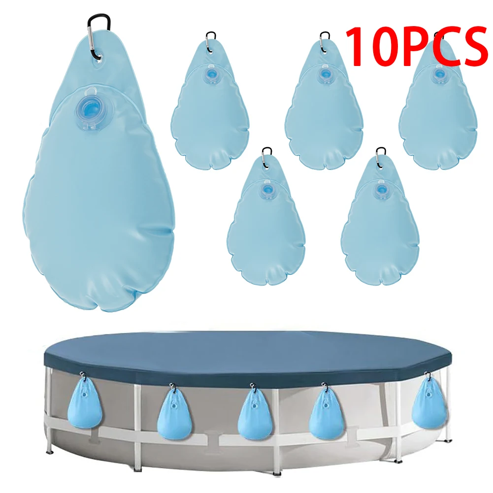 PVC Pool Cover Weights with Hooks for Above Ground Pools