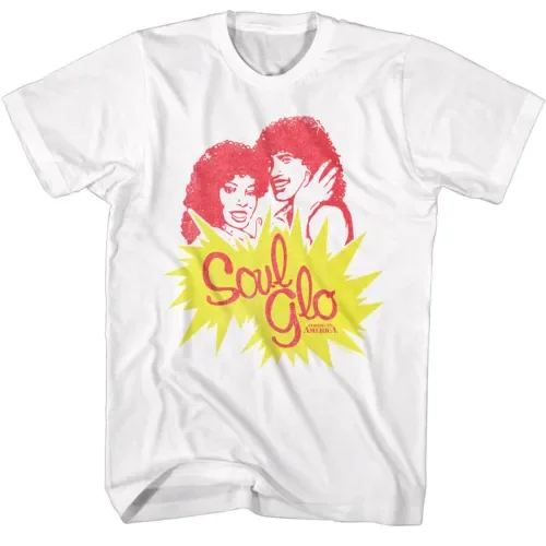 Coming To America Movie Soul Glo Jheri Curl Gel Pow Logo Maglietta Da Uomo Maniche Lunghe O Corte