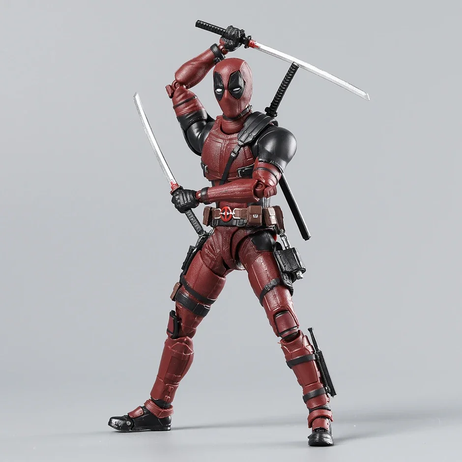 デッドプール アクションフィギュア Amazon.co.jp: ファイティングアーマー デッドプール ノン