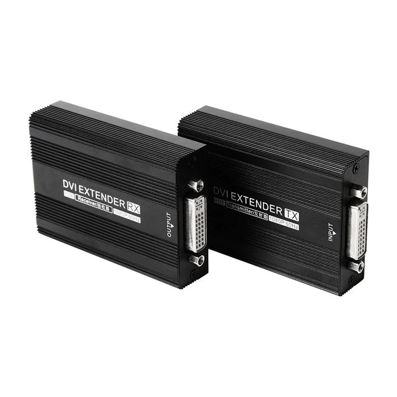 Dvi1815 150M Network Extender Rj45 Dvi Extender 1080P Hd Trasmettitore Ricevitore Supporto Alimentatore Poe Con