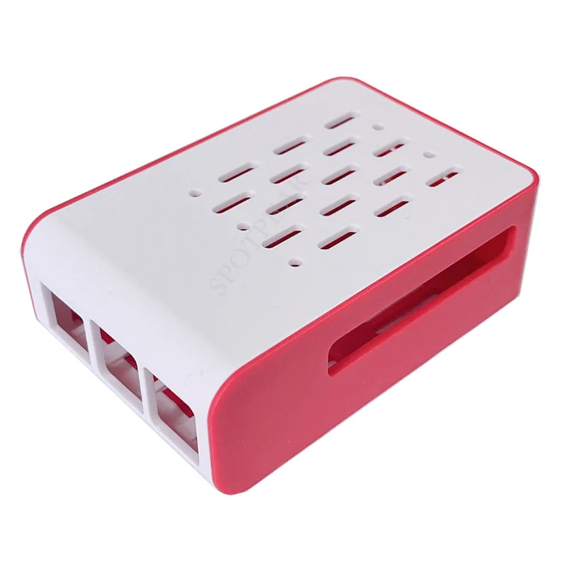 Enhanced Raspberry Pi Cooling Case - Red-White Design