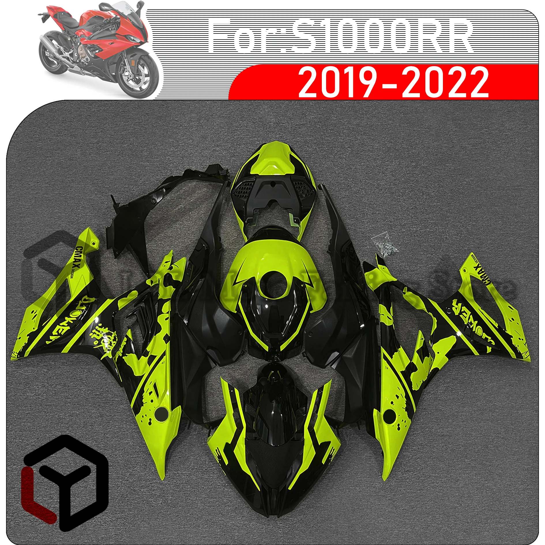 

For BMW S1000RR S1000 RR 2019 2020 2021 2022 Motorcycle Full Body Fit Fairing For BMW S1000RR ABS injection molding Full Fairing