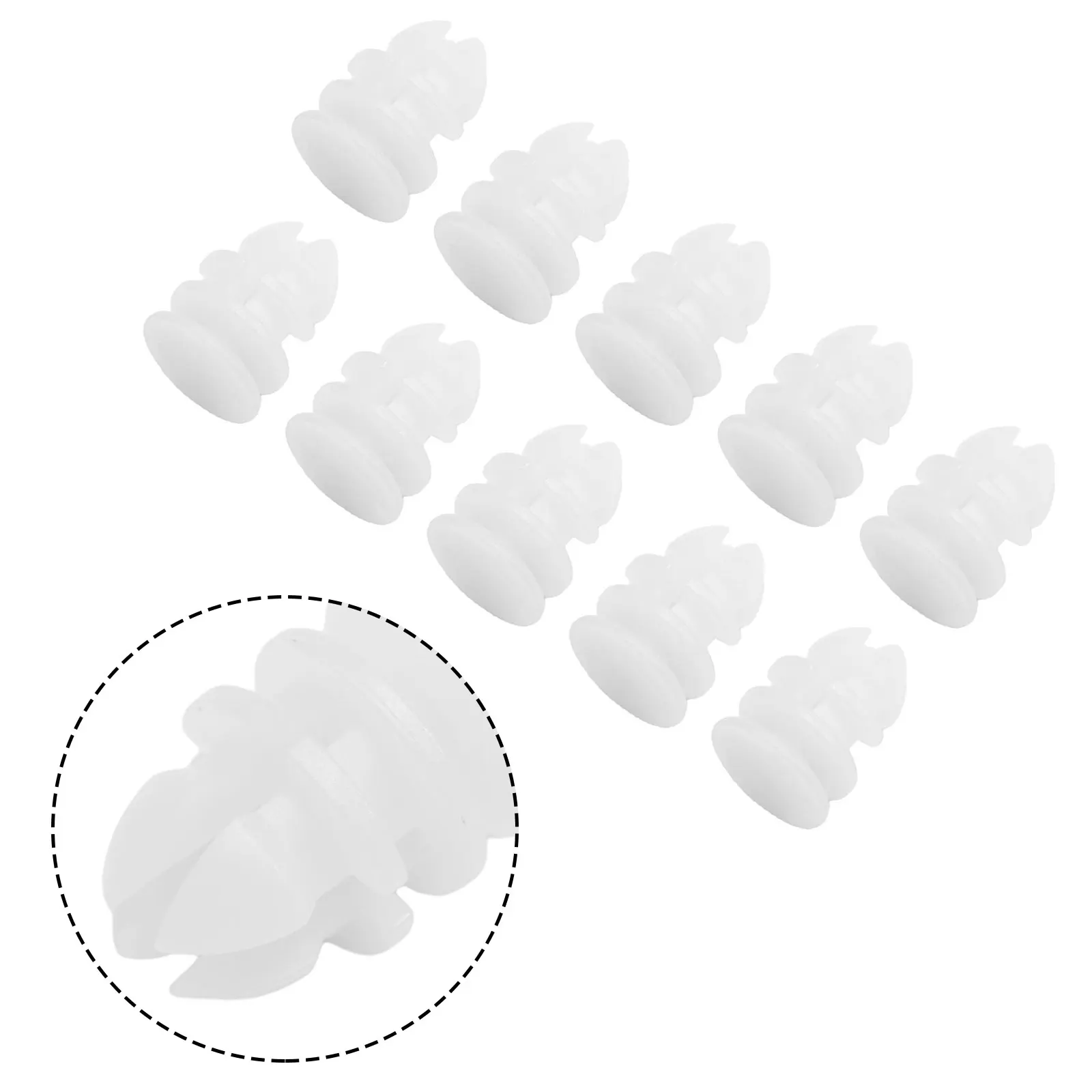 

Clips RETAINERS 10pcs COWL & LUGGAGE Durable Fasteners Practical Replacement White 092696-00-B New High Quality