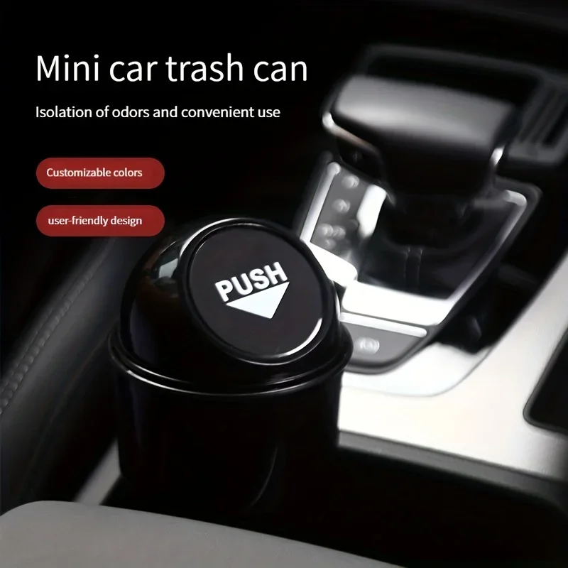 Car Trash Can Multi-Functional Car Trash Can 2-in-1 Shelf Bucket Keep Car Clean & Organized