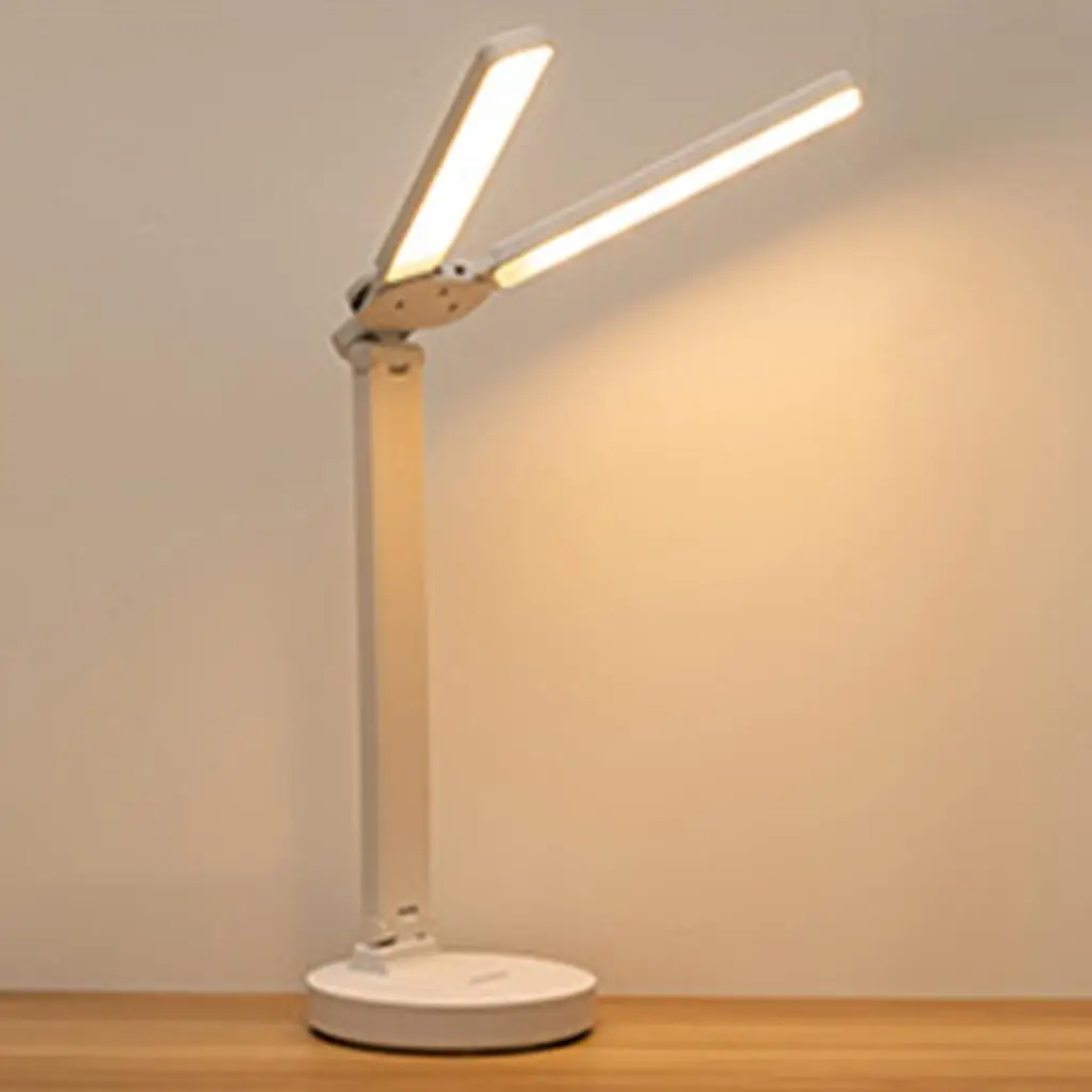 Rechargeable LED Desk Lamp Portable Dimmable 3600mAh 3 Lighting Touch Foldable