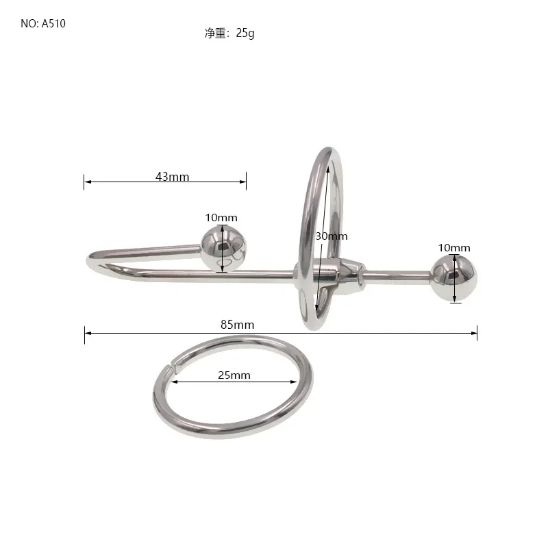 Sex Products Penis Plug Metal Urethral Catheter Stimulate Urethral Dilators Catheters Sounds Sex Toys for Men Male Masturbation