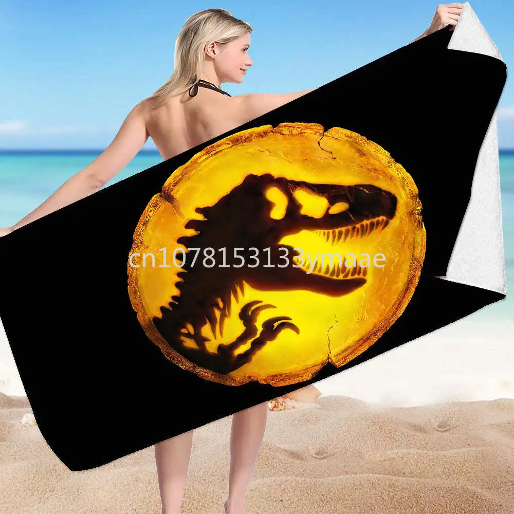 

Indecor Jurassic Dinosaur Bath Towel Quick Dry Outdoor Water Sports Towel Swim Surf Towels Portable