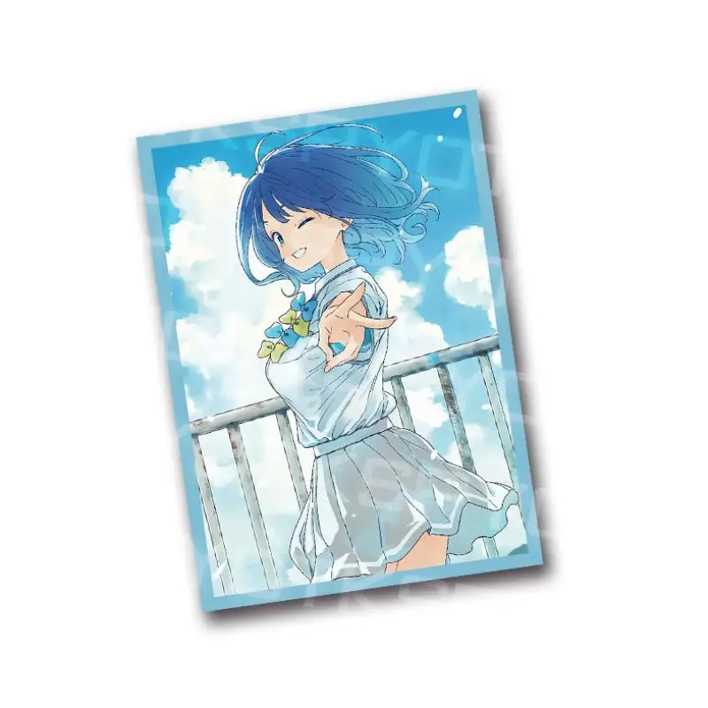 60개/세트 Makeine: 너무 많은 패배한 히로인 플래시 카드 슬리브 PTCG DTCG 애니메이션 게임 컬렉션 카드 보호 커버 장난감 67*92mm