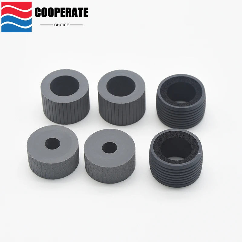 Nuovi Pneumatici A Rullo Di Prelievo Compatibili 5X Per Fujitsu Fi-7600 Fi-7700 Fi-7700S Pneumatici A Rulli Di Alimentazione Per Scanner Pa03740-K011 