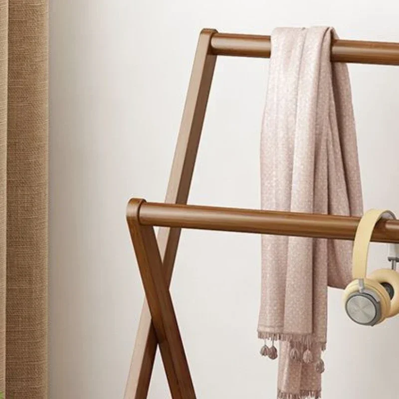 Simple Modern Coat Racks Solid Wood Bedroom Standing Dress Clothes Hangers Organizer Shelf Entrance Hall Hanger Furniture