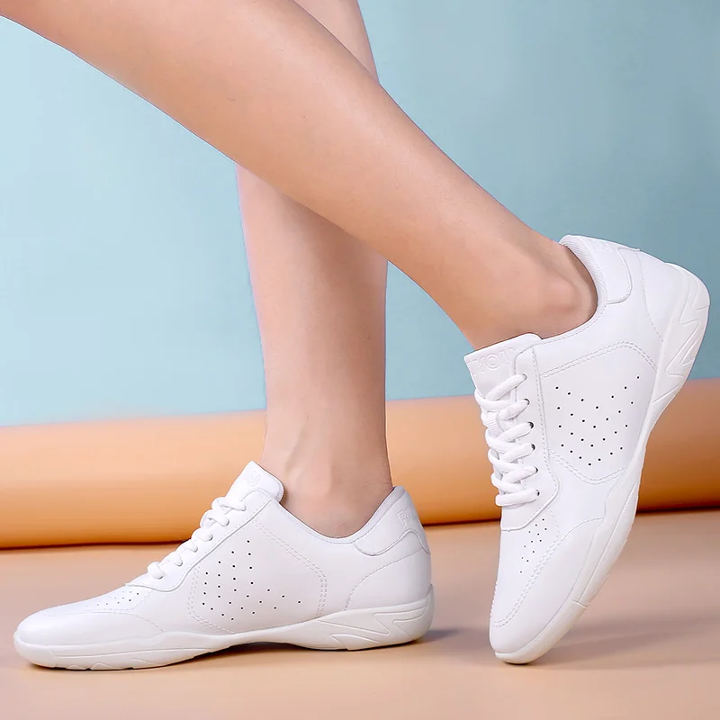 New sports shoes for parent-child ultra-fine fiber versatile women's aerobic soft sole anti slip cheerleading dance shoes for