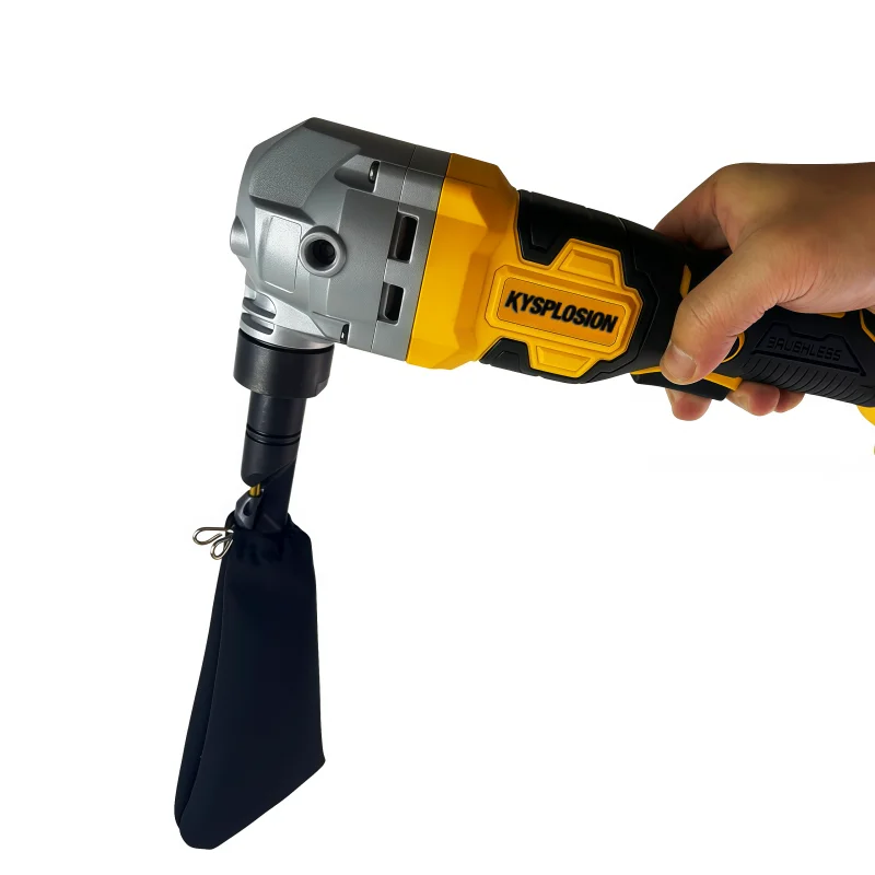 Cordless Brushless electric Nibbler 3 Speeds Adjustable 16 Gauge Sheet Metal Cut