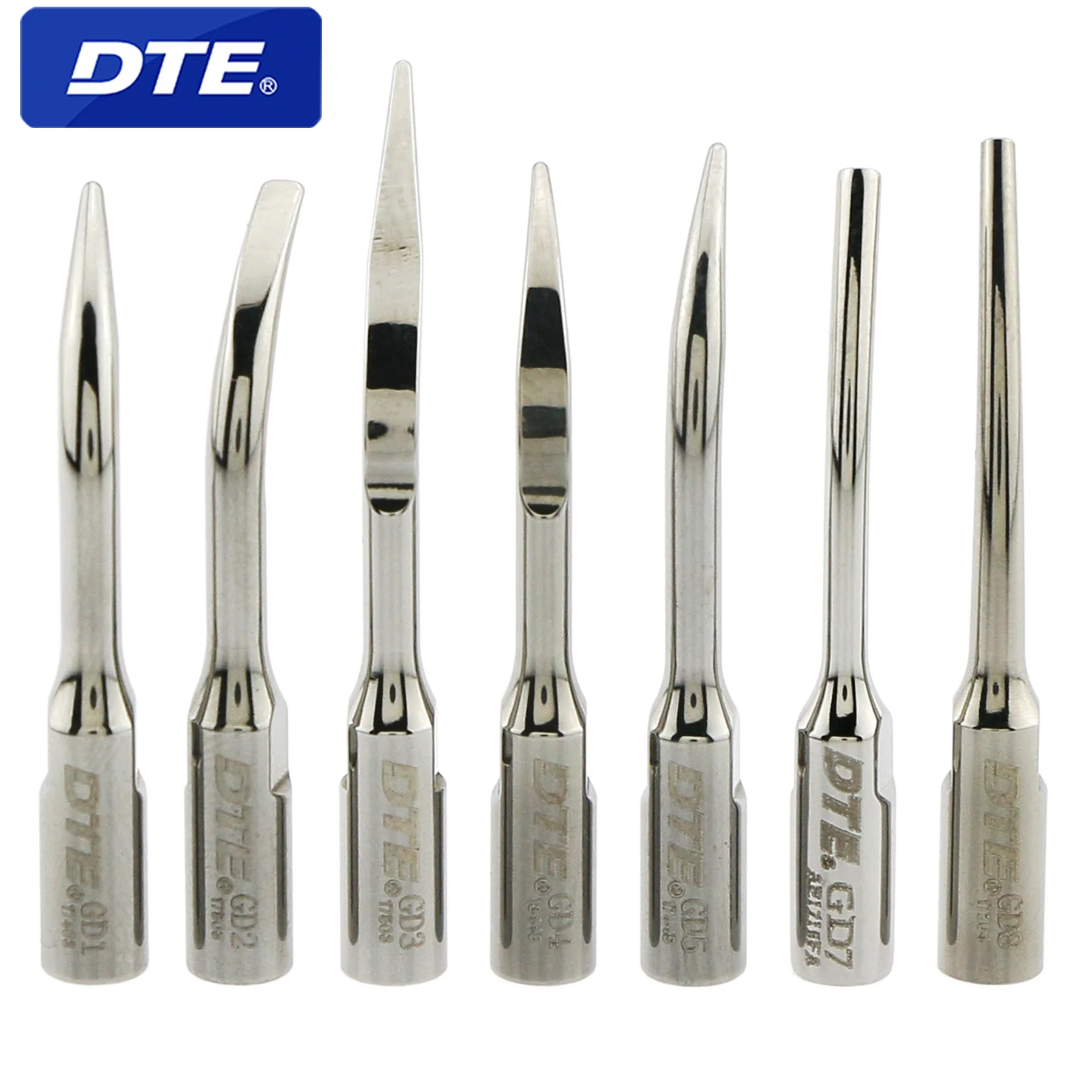 

Woodpecker DTE Dental Ultrasonic Scaler Sugragingival Scaling Tips GD1 GD2 GD3 GD4 GD5 GD6 GD7 GD8 Fit for NSK SATELEC ACTEON