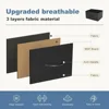 Dresser for Bedroom with 9 Drawers, Clothes Drawer Fabric Closet Organizer, Cloth Dresser with Metal Frame and Wood Tabletop 5