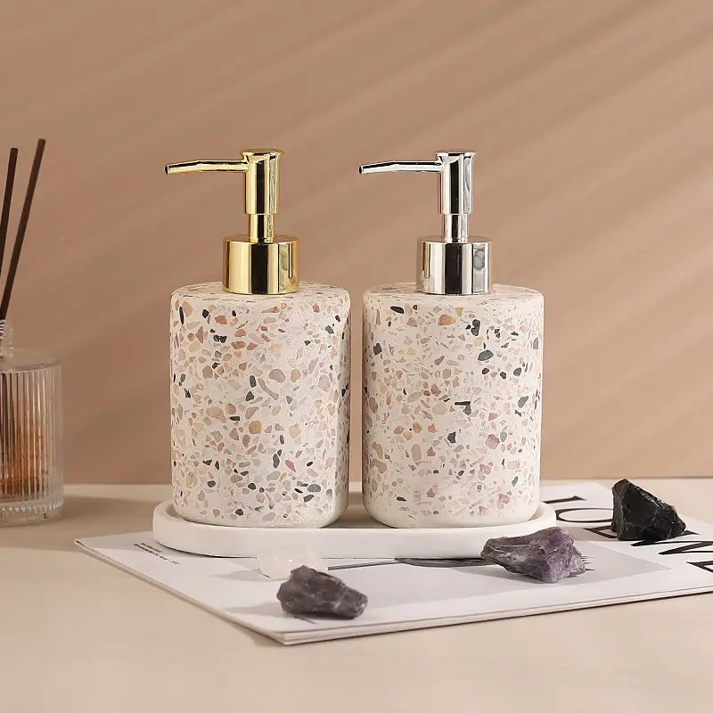 Description Picture 2 of itemNordic Ceramic Lotion Bottle Shower Gel Dispenser Hand Sanitizer Liquid Soap Dispenser Bottling Bottle Bathroom Accessories
