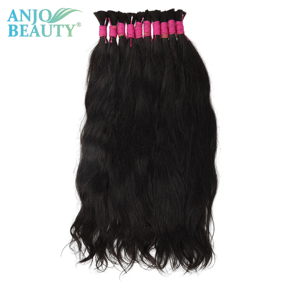 Original Human Hair Bulk For Braiding Mega No Weft Human Braiding Hair Natural Vietnamese Bulk Extensions