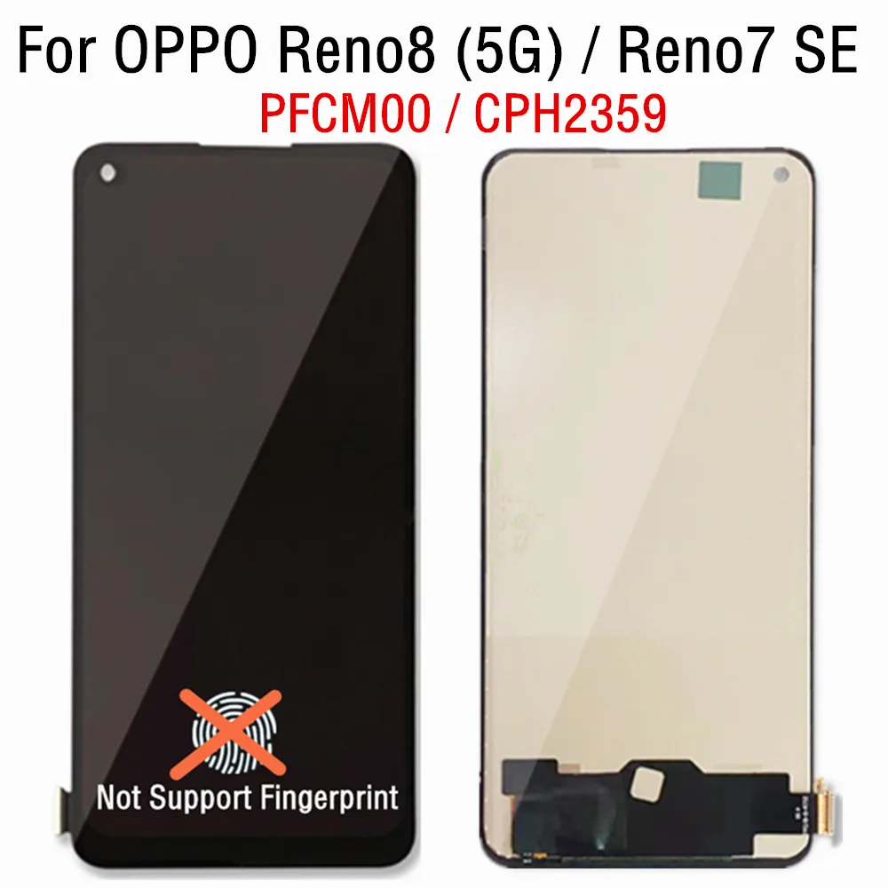 

6.43" TFT LCD For Reno7 SE PFCM00 LCD Display Touch Screen Digiziter Assembly Repair For OPPO Reno8 5G CPH2359 LCD