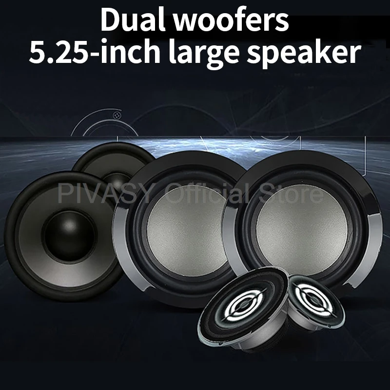 HiFi Bluetooth Combination Sound Box Three-Way Active Subwoofer Speaker Home Theater Computer Surround System Audio Sound Set