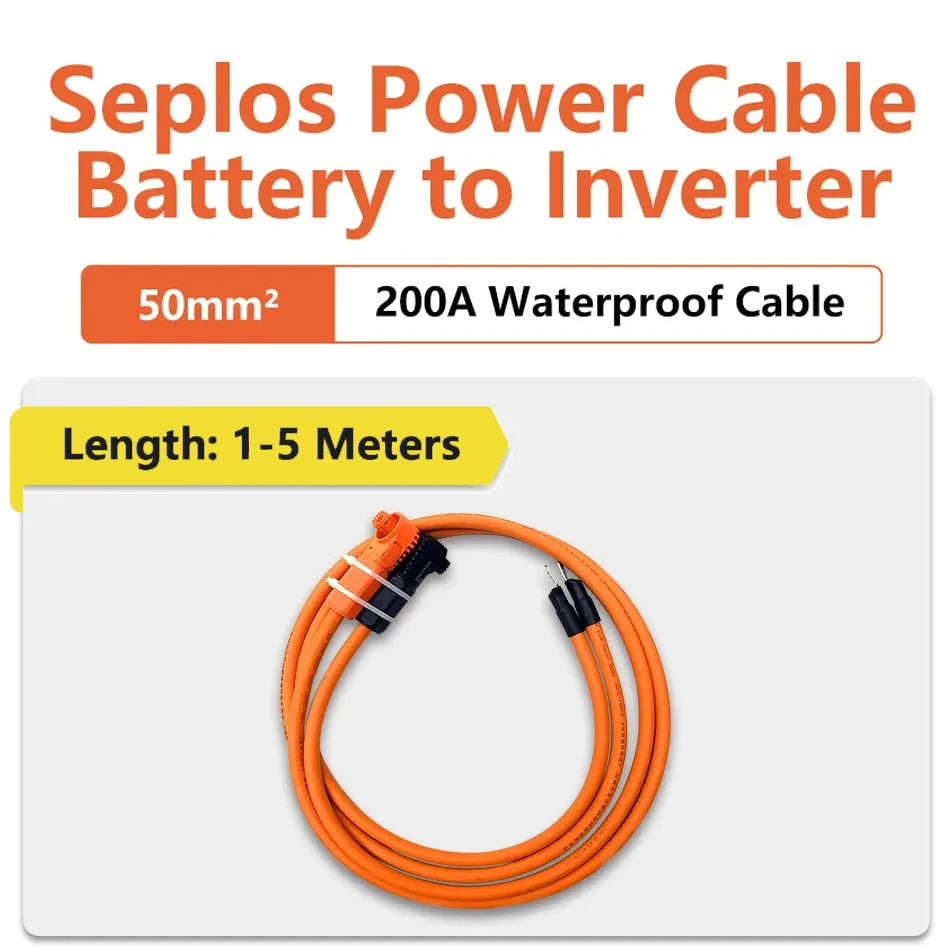 

Seplos 280AH DIY Kits Power Inverter Cable Battery Energy Storage Connector Terminal Plug Copper Core Elbow Power Connector