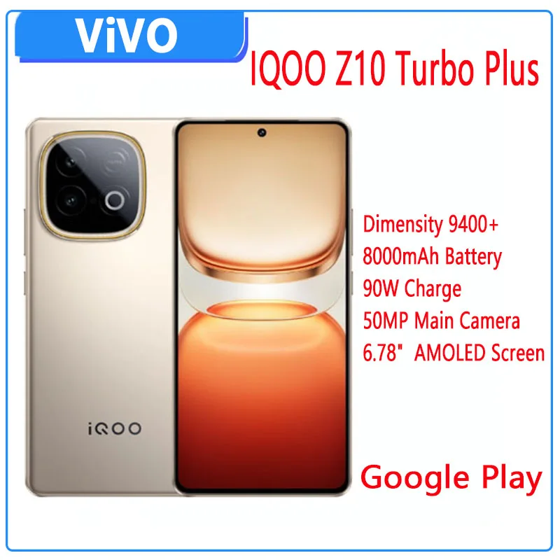 VIVO IQOO Z10 Turbo Plus China Version 8000mAh 90W SuperVOOC