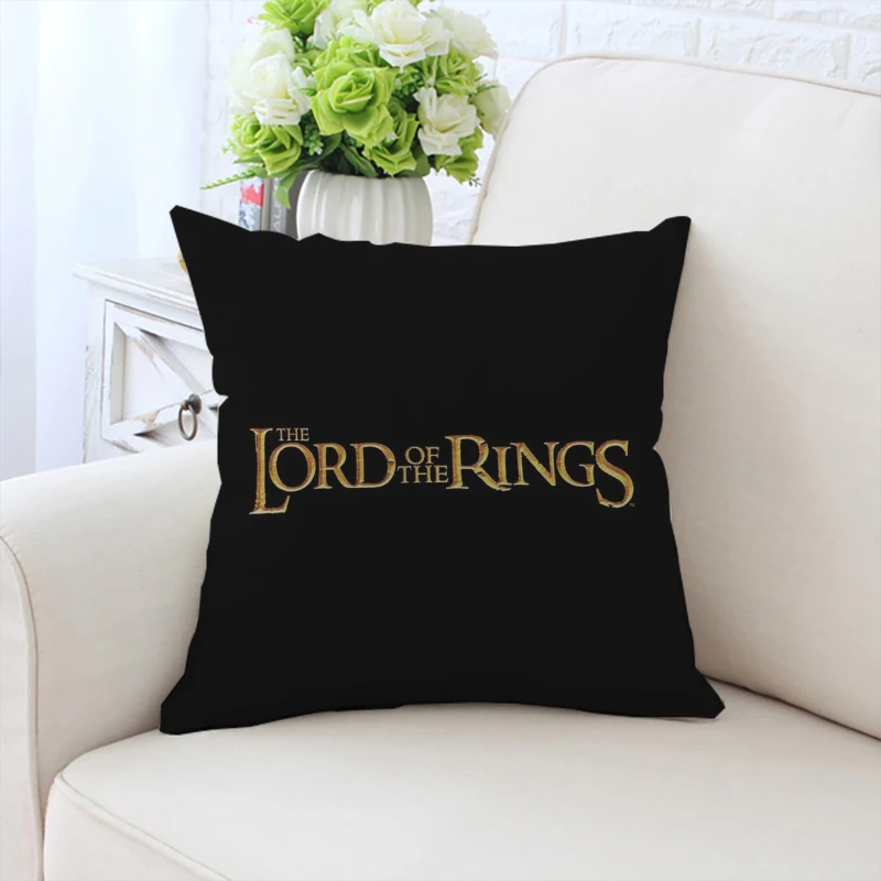 

45x45cm Pillow Cover L-Lord of the Rings Double sided Printed Sofa Decorative Cushion Cover Bed Decorative Pillow Cover Gift