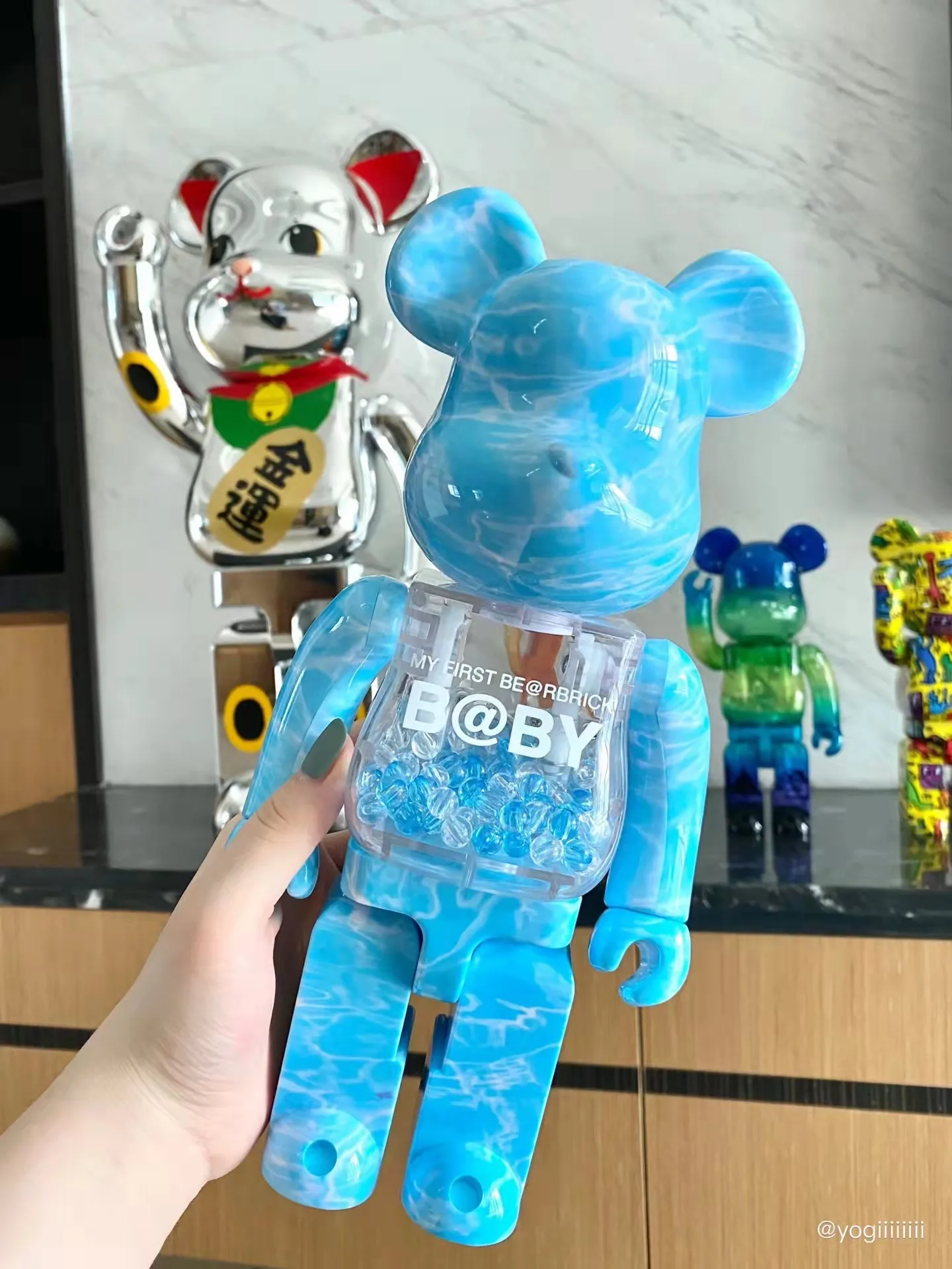 MY FIRST BE@RBRICK B@BY WATER CREST1000%