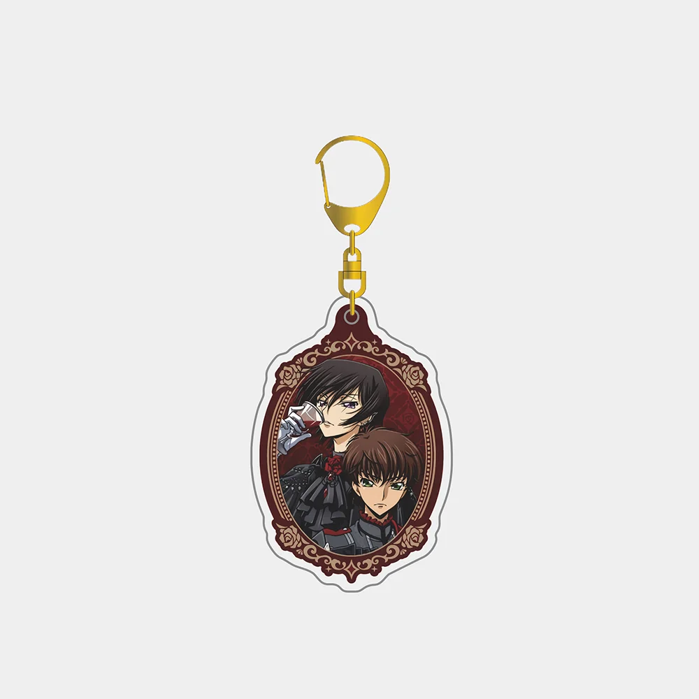 Gothic Vampire Style Anime Acrylic Stand & Keychain Set – Desk Decoration Collectible Gift