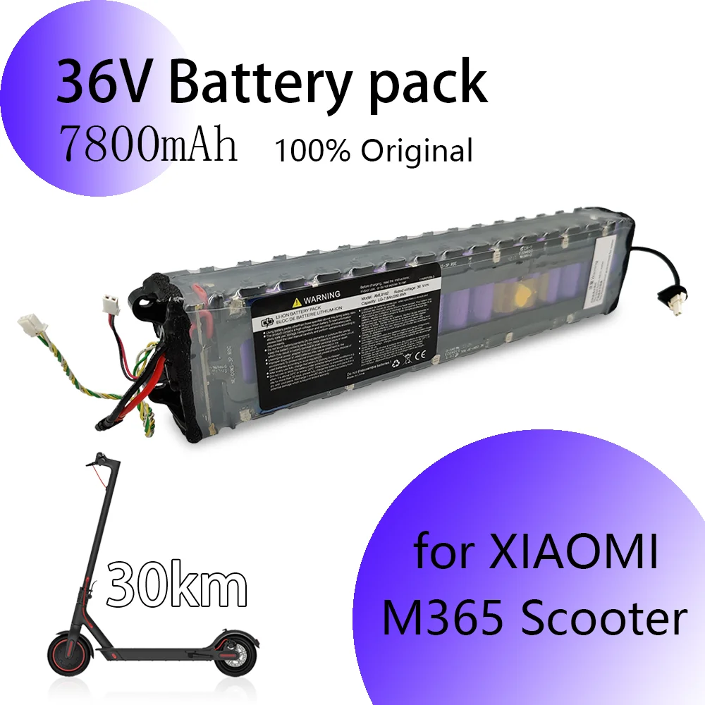 

100% original 36V 7800mAh Xiaomi m356 special battery pack 36V battery pack 7800mah installation 60km + media adjustment tool