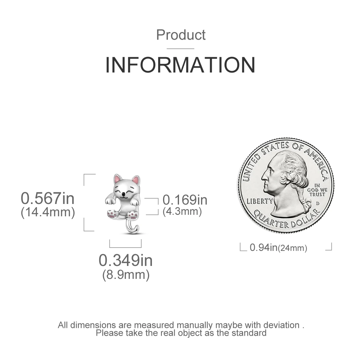 Original-Perlen aus 925er Silber für Charms-Armbänder, DIY-Parfüm, Katzenhaus, modischer Damenschmuck – Detail 1