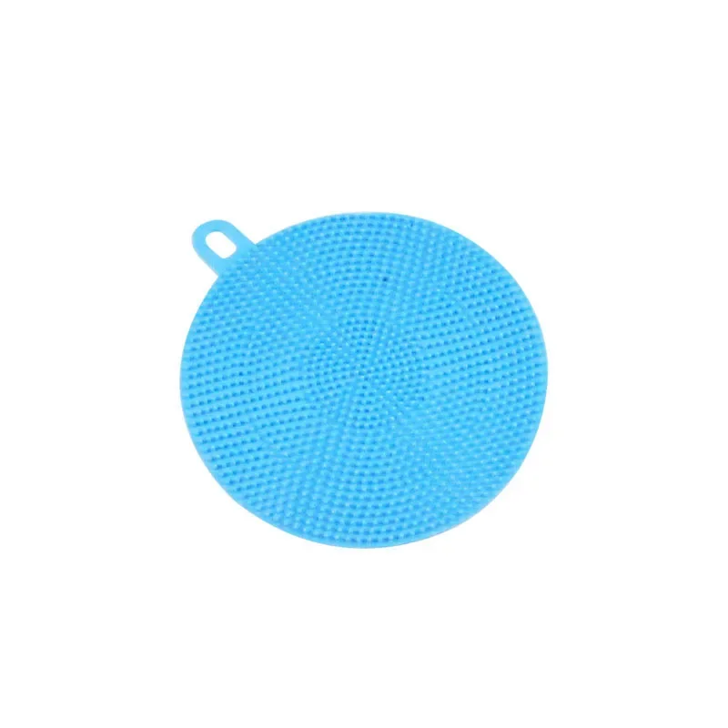 Multifunctional Silicone Brush Kitchen Dishwashing Sourcing Pad Decontamination Pot and Bowl Cleaning Brush Anti Hot Table Mat