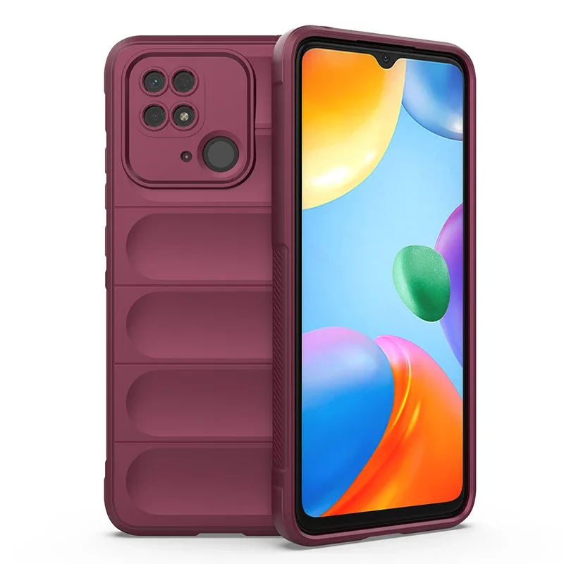 thumbnail image 1 of Shockproof Case For Xiaomi Redmi Note 10 11 12 Pro 10S 11S 12S Phone Cover for Redmi 9 9A 9C 10A 10C 12C Liquid Silicon Coque, 1 of 5