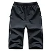 Summer Sports Cropped Trousers Quick-drying Large Size 7XL 8XL Men's Casual 3/4 Pants Thin Workout Mens Fashion Baggy Shorts 1