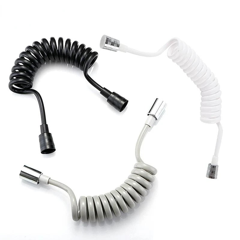 Spring Flexible Shower Hose For Water Plumbing Toilet Bidet Sprayer Gun Telephone Line   Bathroom Accessories
